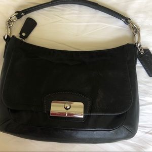 Coach No. L1173-19292 Kristen, Black Leather Bag